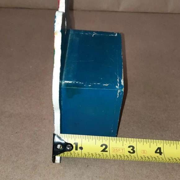 Moneybag Clown Piggy Bank Vintage Justen Products Wood Coin Bank - Picture 8 of 9